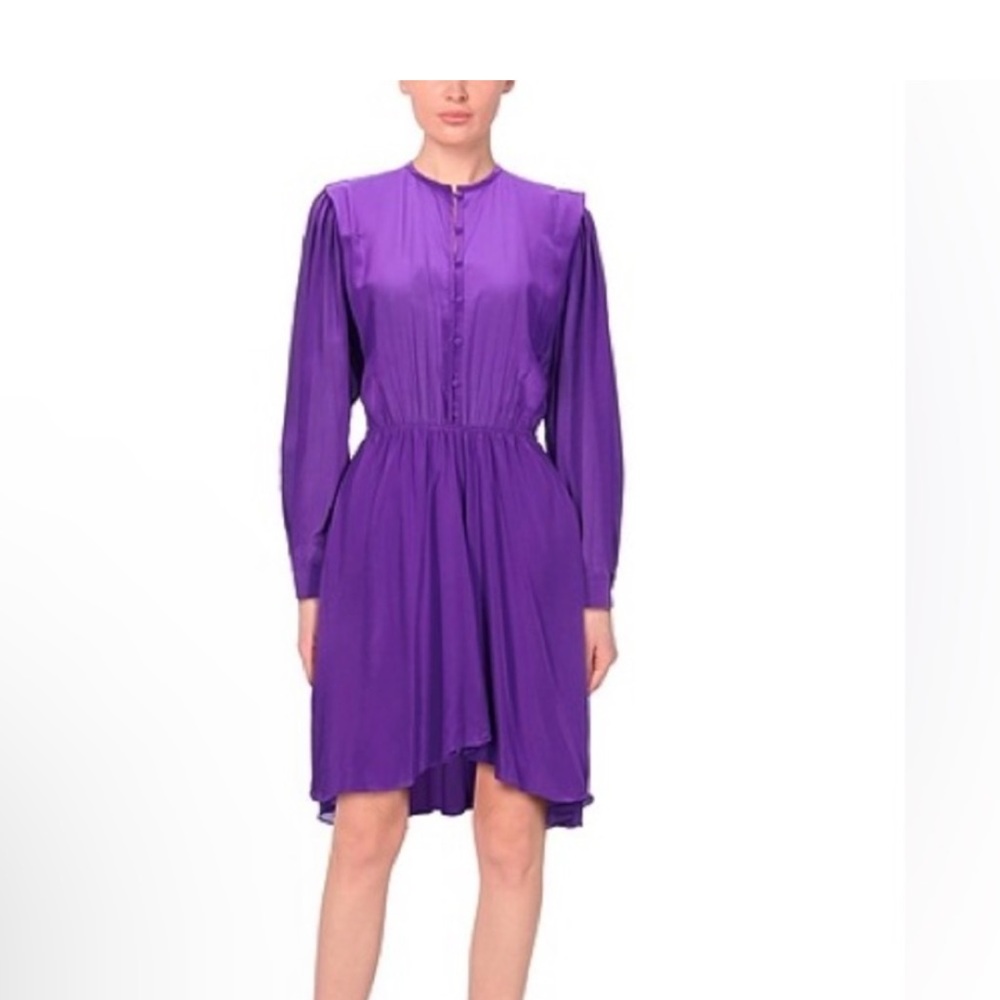 Isabel Marant Silk Purple Dress